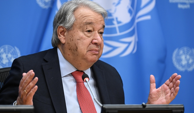 Katil İsrail, Guterres'in ülkeye girişini yasakladı