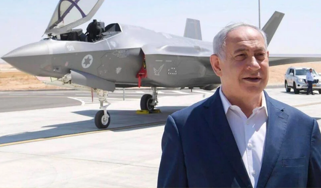 Netanyahu'dan F-35 savaş uçağıyla fotoğraf: "Tam bir zafer yılı olacak"