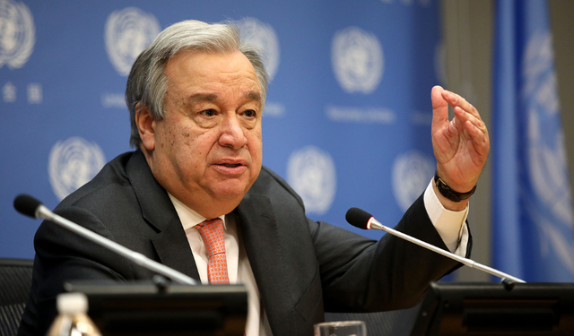 Guterres, Orta Doğu için uyardı: "Yanan ateşler cehenneme dönüşüyor"