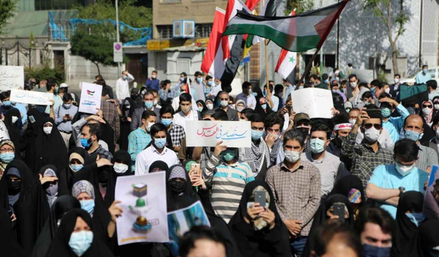 İran'da "İsrail BM'den ihraç edilsin" protestosu