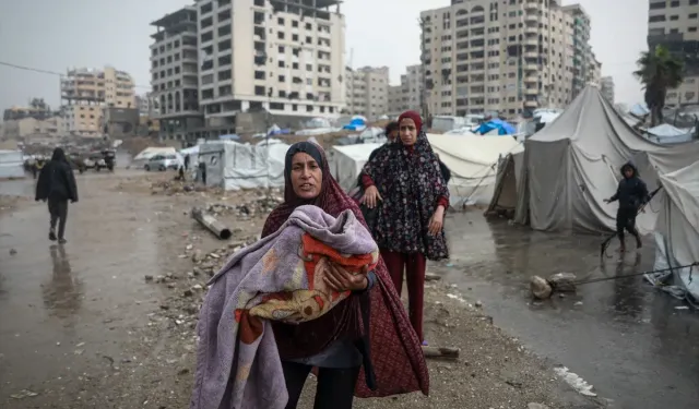 Gazze'de çadırlarda sel felaketi: Feci sonuçlar