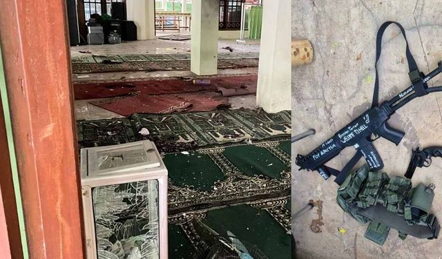 Cakarta’da camiye saldırı: Haçlı ve Tarrant yazıları