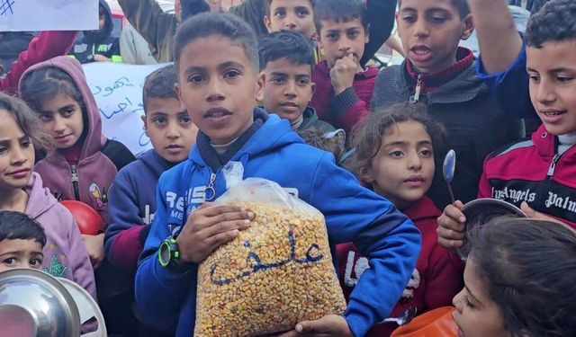 UNICEF: Gazze'de 9 bin 300 çocuk açlık tedavisi gördü