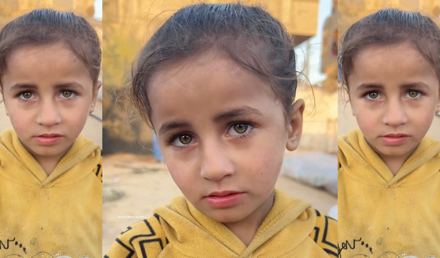 Gazzeli küçük kıza ne istediği soruldu: "Babamı istiyorum"