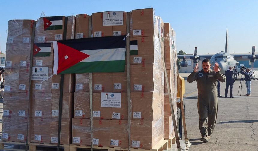 Ürdün, Gazze Şeridi'ne 115 tır insani yardım gönderdi