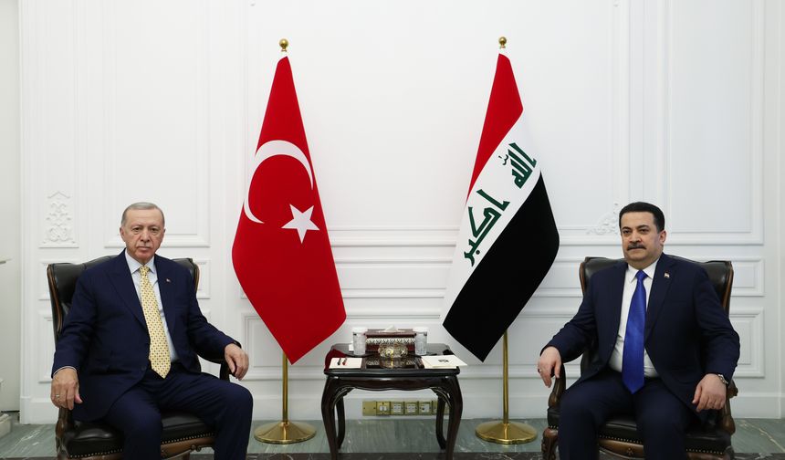 Cumhurbaşkanı Erdoğan, Irak Başbakanı Sudani ile görüştü
