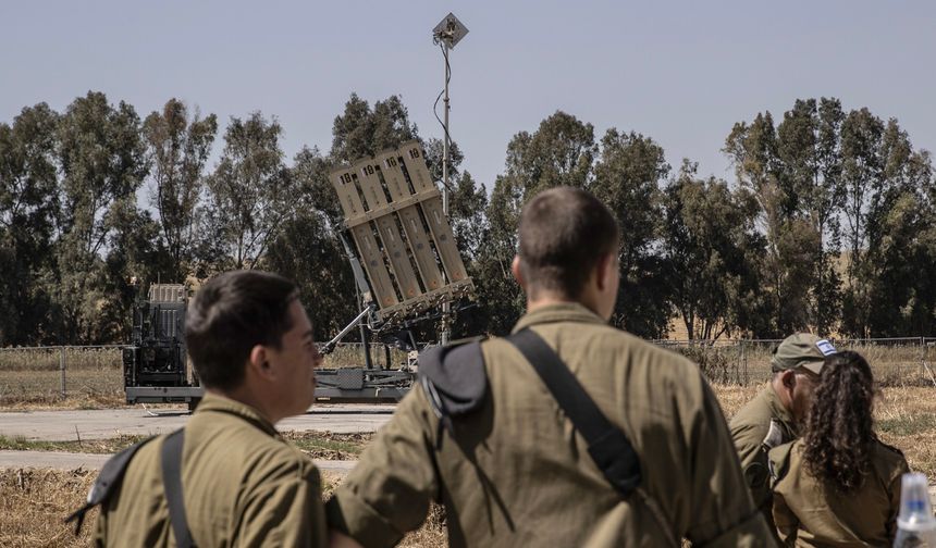 İsrail ordusuna ait Gazze Şeridi çevresindeki Demir Kubbe sistemini görüntülendi
