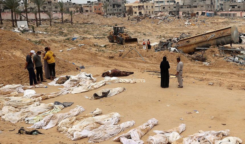 Hamas: Gazze'deki toplu mezarlar hakkında acilen uluslararası soruşturma yapılmalı