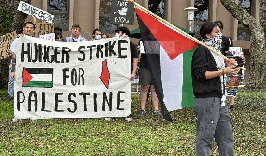 ABD'deki öğrenciler, Gazze'deki siviller için açlık grevi başlattı