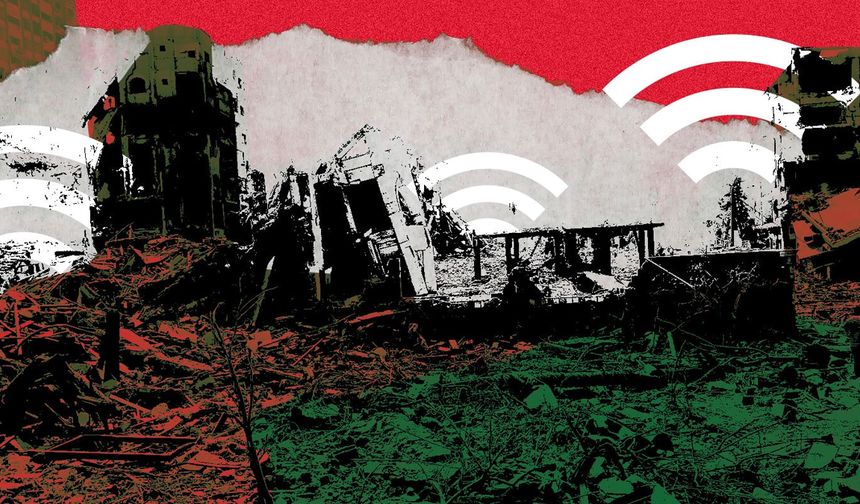 Gazze'nin güneyinde internet hizmetleri kesildi