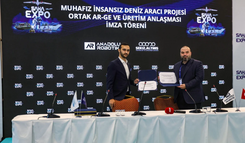 Anadolu Robotik ve Sekiz Altmış’tan insansız deniz aracı projesi