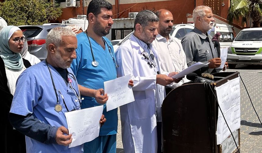 Filistinli sağlık yetkililerinden dünya kamuoyuna çağrı