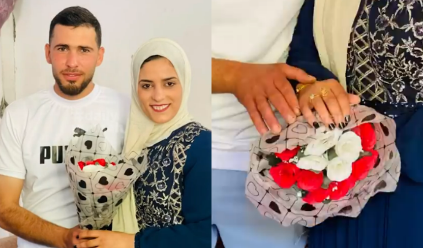 Gazzeli gençler, İsrail saldırıları altında dünya evine girdi