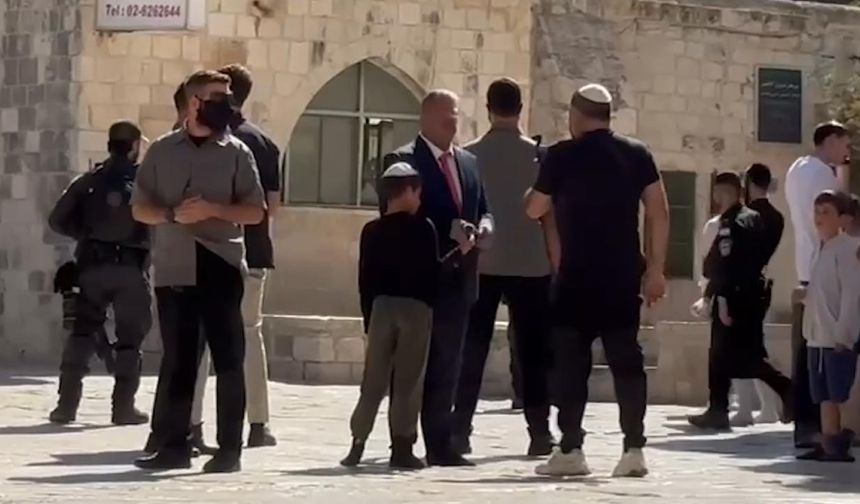 Ben-Gvir'den Mescid-i Aksa'ya provokatif baskın