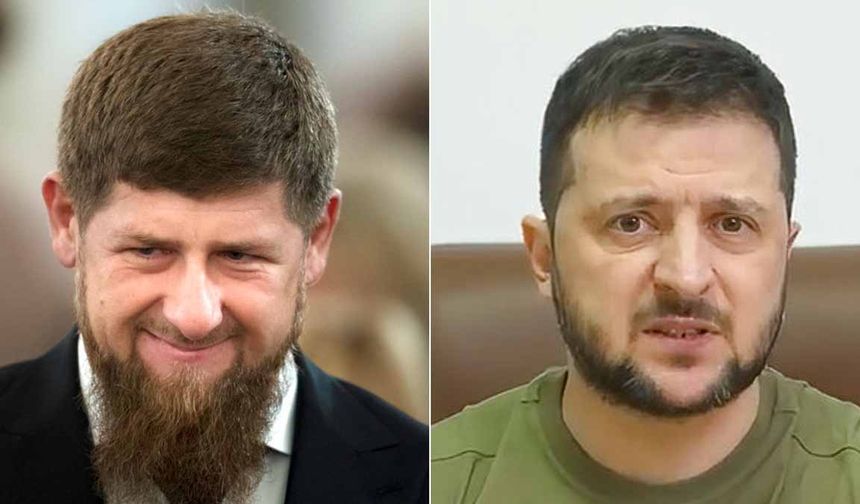 Kadirov'dan Zelensky'ye rest: Erkeksen gel al