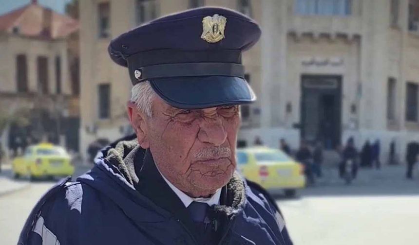 Şam'ın en yaşlı trafik polisi: 3 dönem, 55 yıl ve tek görev
