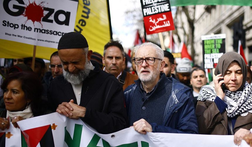 Jeremy Corbyn'den seçim çağrısı: Oyumuz Filistin'e