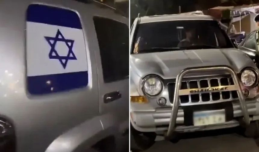 Mısır'da İsrail bayraklı araç saldurısı: 3 yaralı, 1 tutuklu