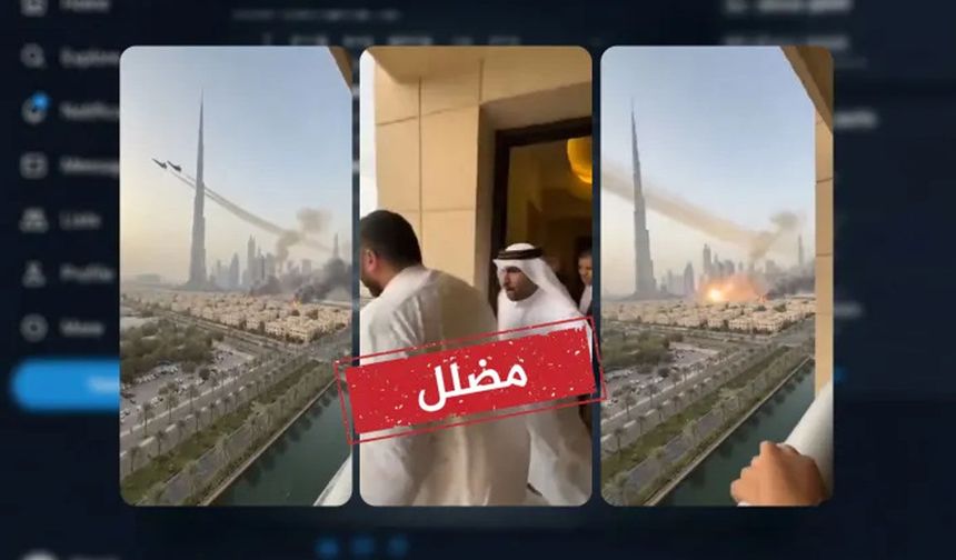 Dubai'deki Burj Khalifa'nin vurulduğu iddiası sahte çıktı
