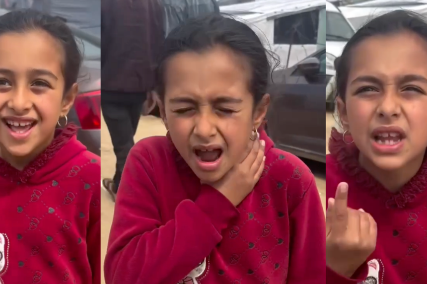 Gazzeli kız çocuğu, yaşadıklarına dayanamadığını söyledi
