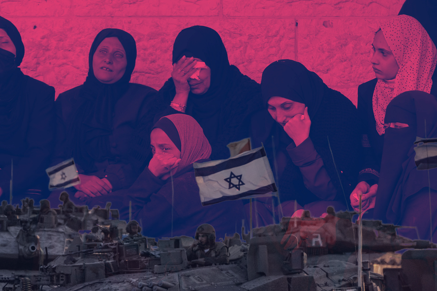 İsrail askerleri Gazzeli sivilleri soyunmaya zorladı, kadınların başörtülerini çıkardı!