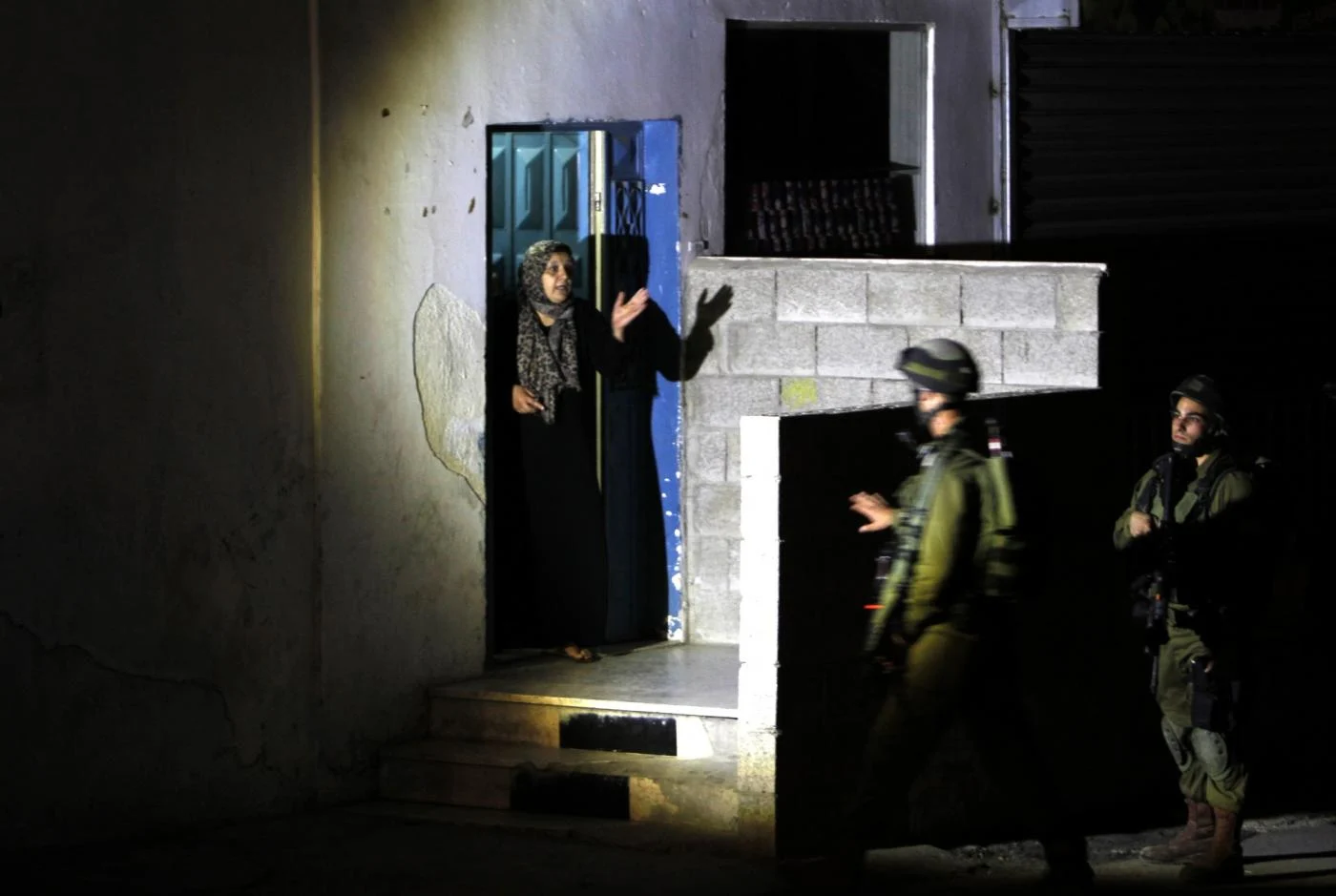 West Bank Israeli night raid AFP