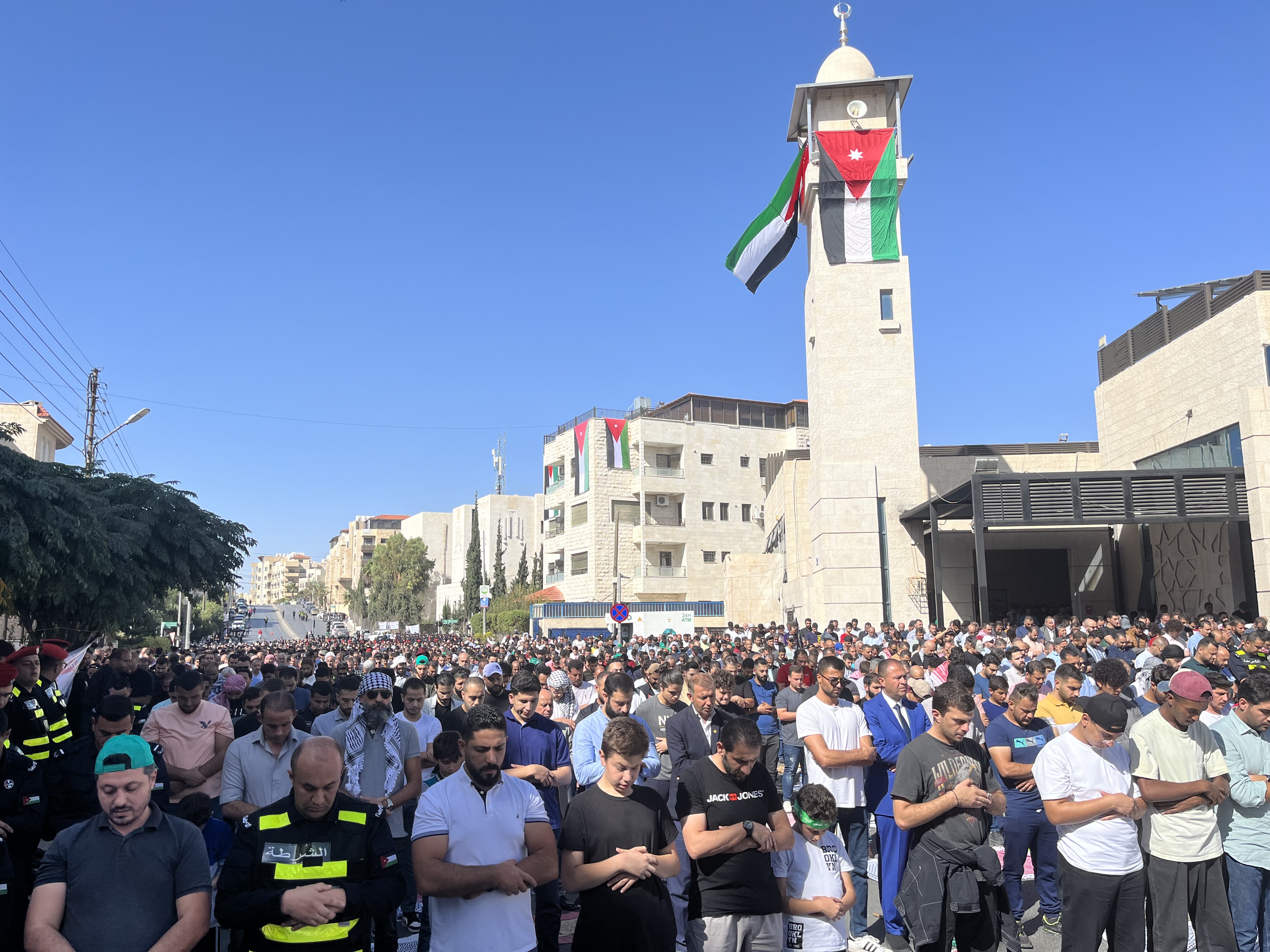 Binlerce Ürdünlü Filistin ile dayanışma yürüyüşü düzenledi